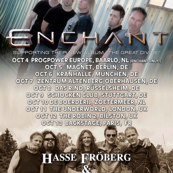 Enchant & Hasse Fröberg 2015 Tour